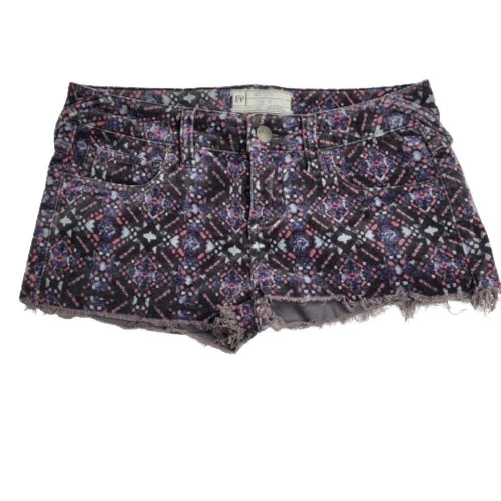 Free People Multi Colored Shorts